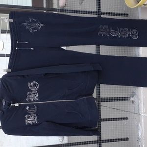 BCBG black Xlarge tracksuit.
